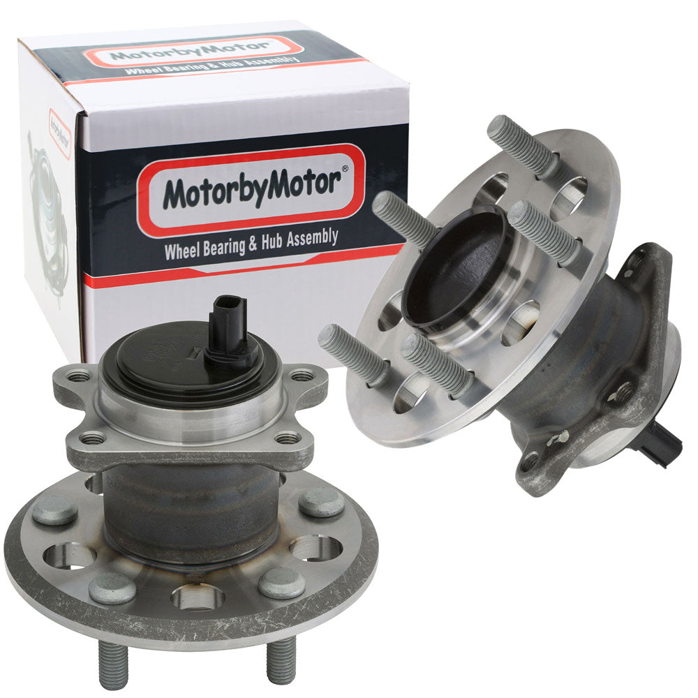 Toyota Sienna Rear Wheel Bearing Hub Assembly, 5 Lugs 2WD - 512456 (2 Pack)