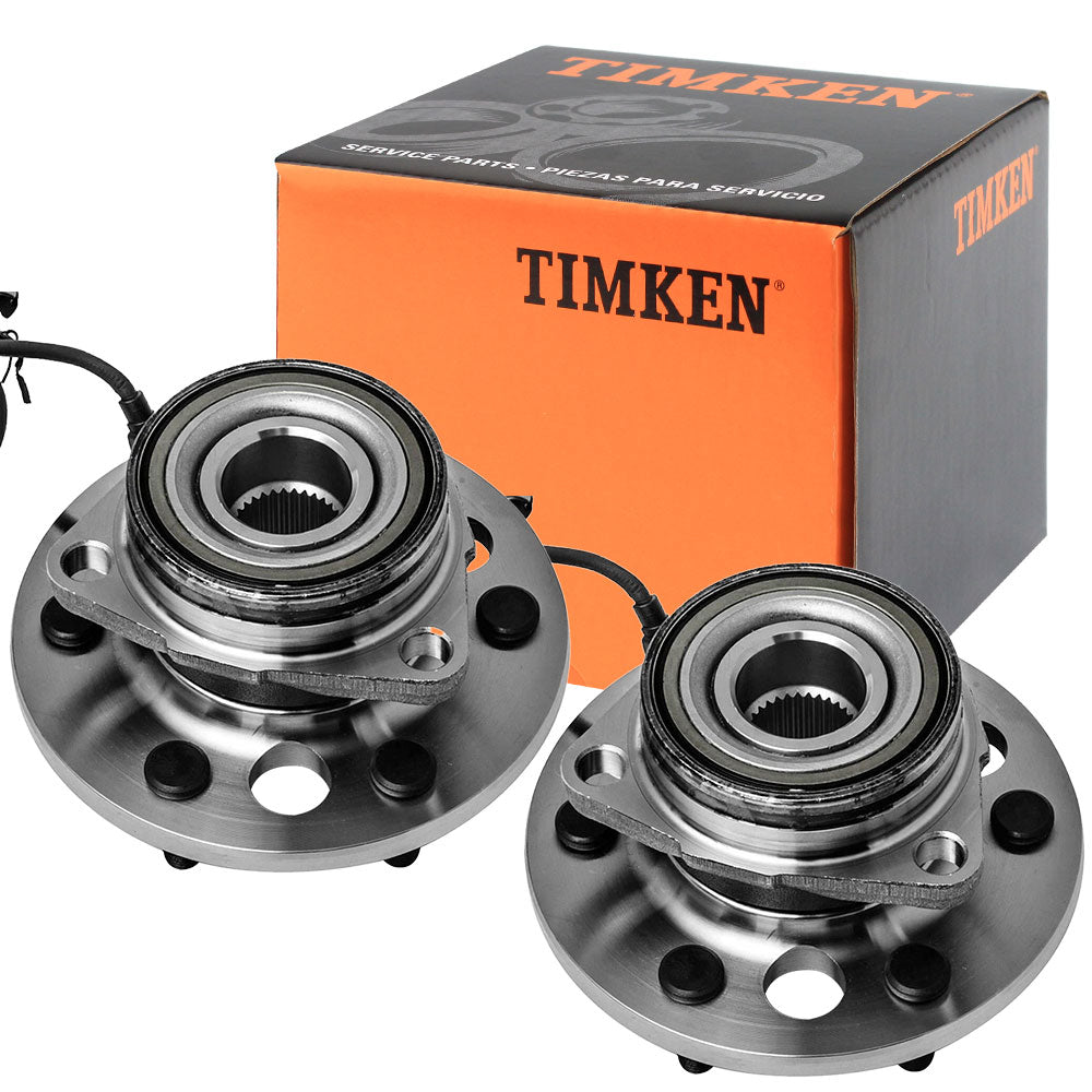 TIMKEN TKSP550307 Front Wheel Bearing Hub Assembly Chevy K1500 K2500 Tahoe GMC Yukon 4x4 (2 PACK)