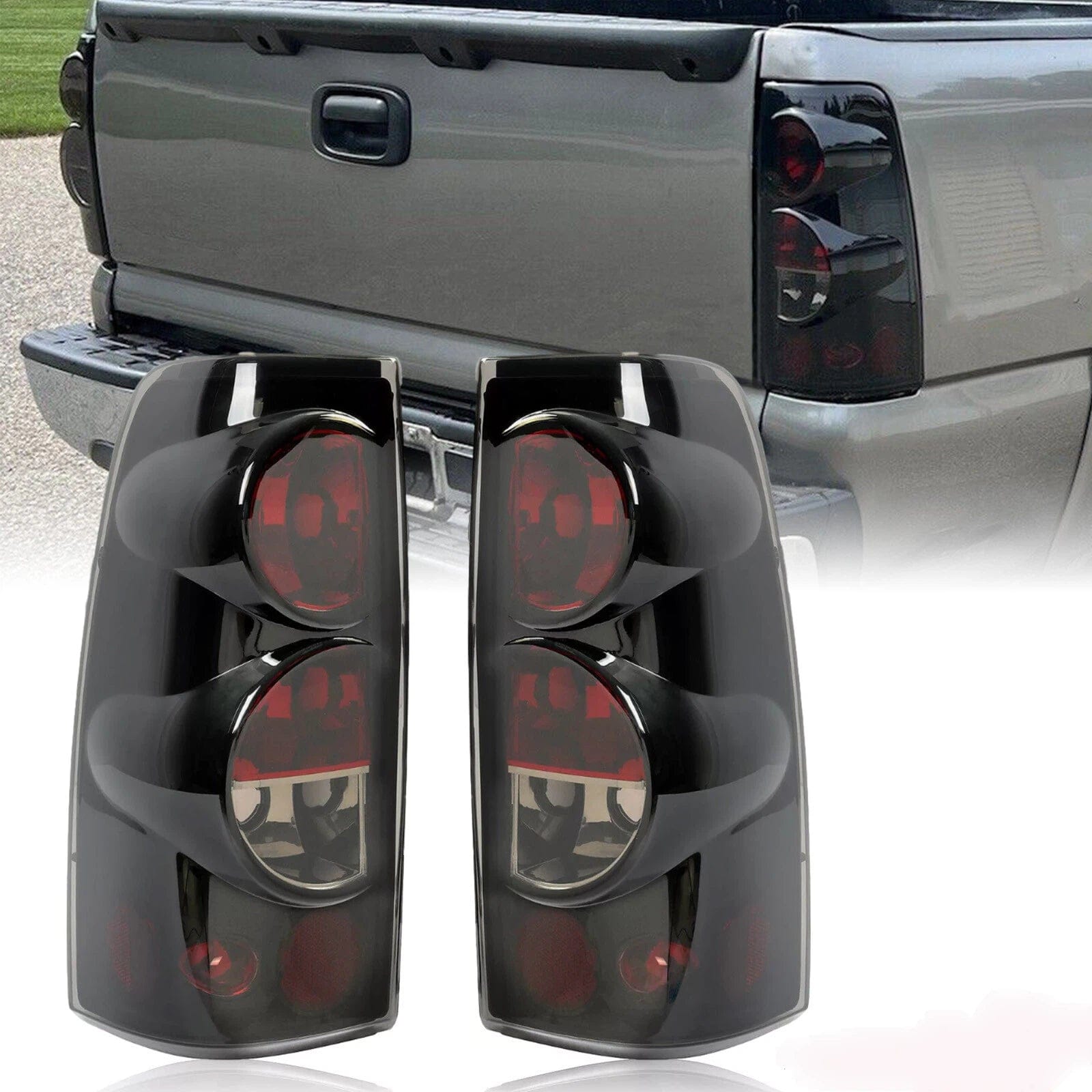 Chevy Silverado 1500 Smoked Rear Tail Lights 1999–2006