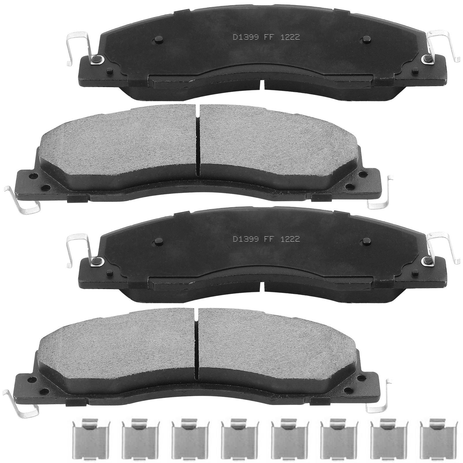 Dodge Ram 2500 Front Ceramic Brake Pads D1399