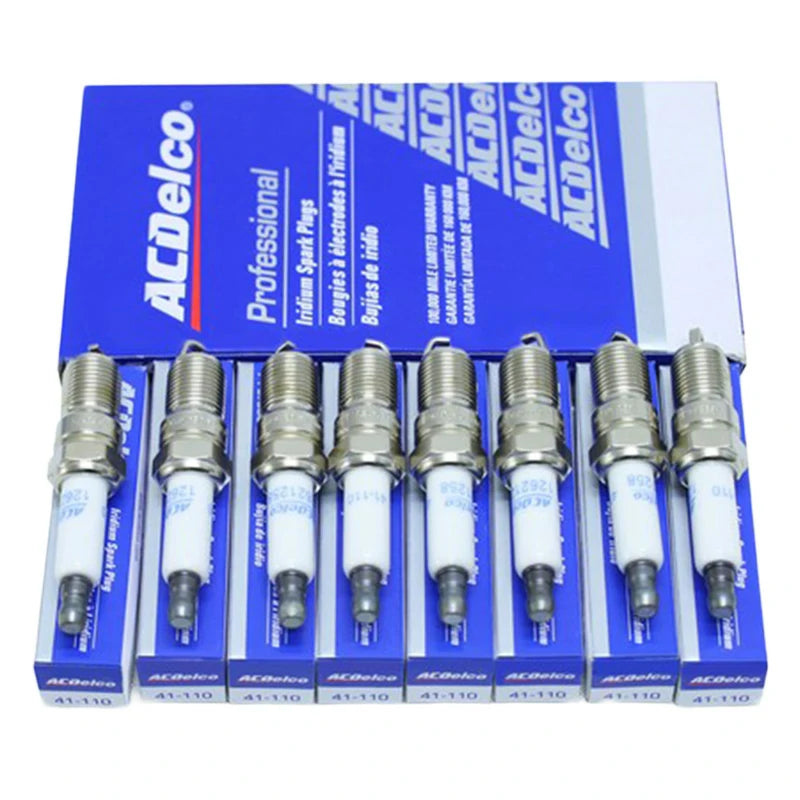 ACDelco 12621258 41-110 Iridium Spark Plugs - 8PCS