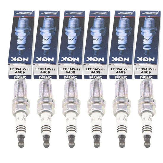 NGK 4469 LFR5AIX11 Iridium IX Spark Plug for Toyota Nissan Hyundai - 6PCS