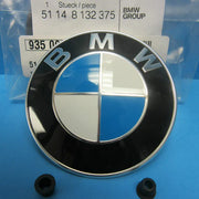 BMW Hood Emblem Logo Badge Roundel 82mm 51148132375