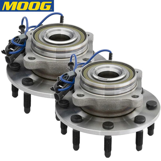 MOOG 515098 - GMC Sierra 3500HD Front Wheel Bearing Hub Assembly - 2pcs