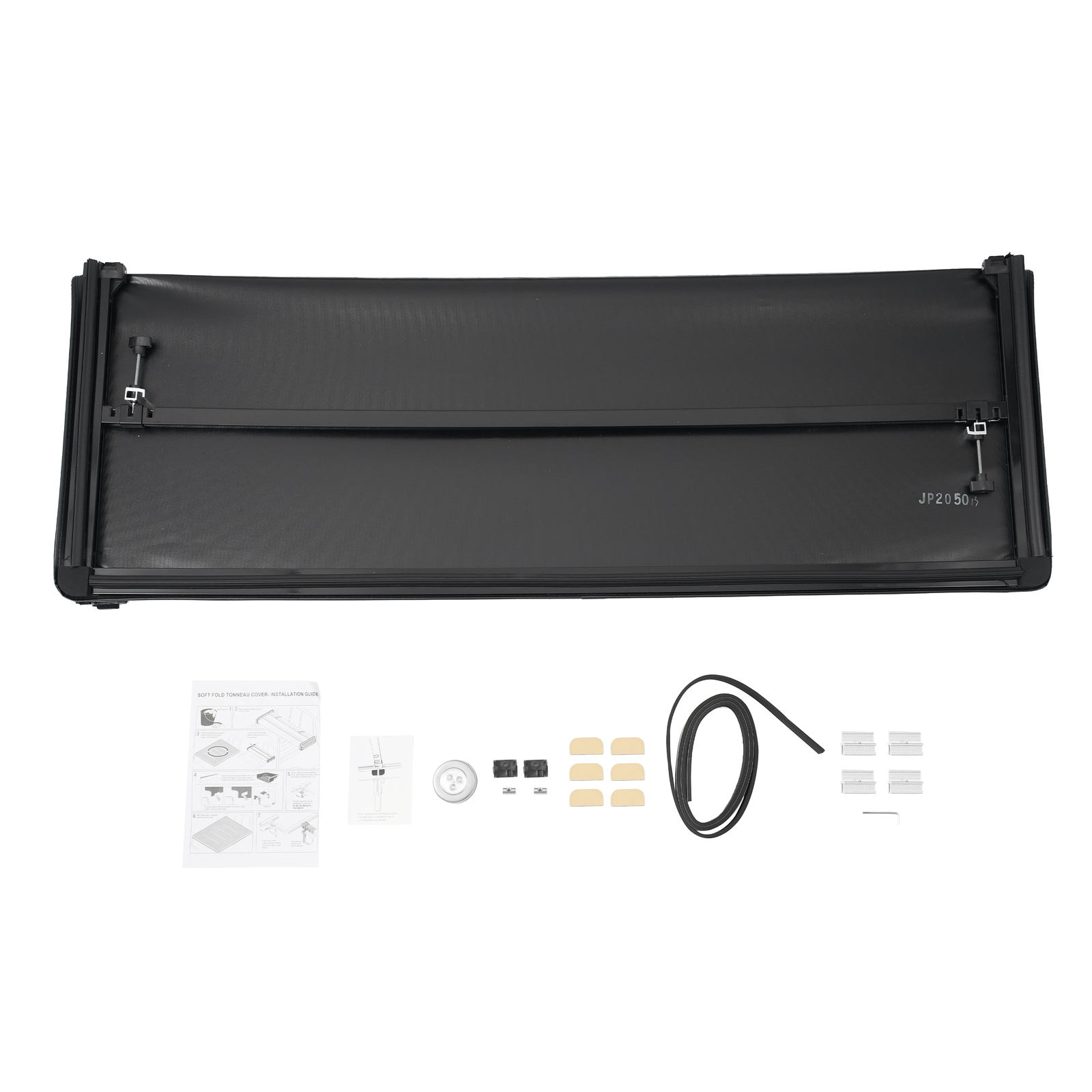 5ft/60.3" Bed Soft 3-fold Tonneau Cover Fit For Jeep Gladiator JT Truck 2020-25