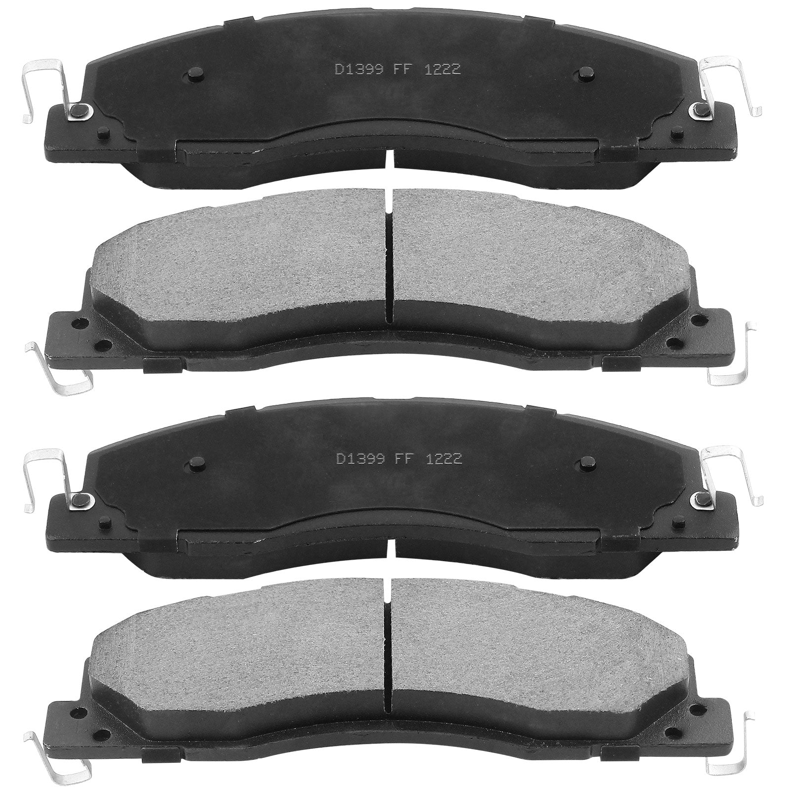 Dodge Ram 2500 Front Ceramic Brake Pads D1399