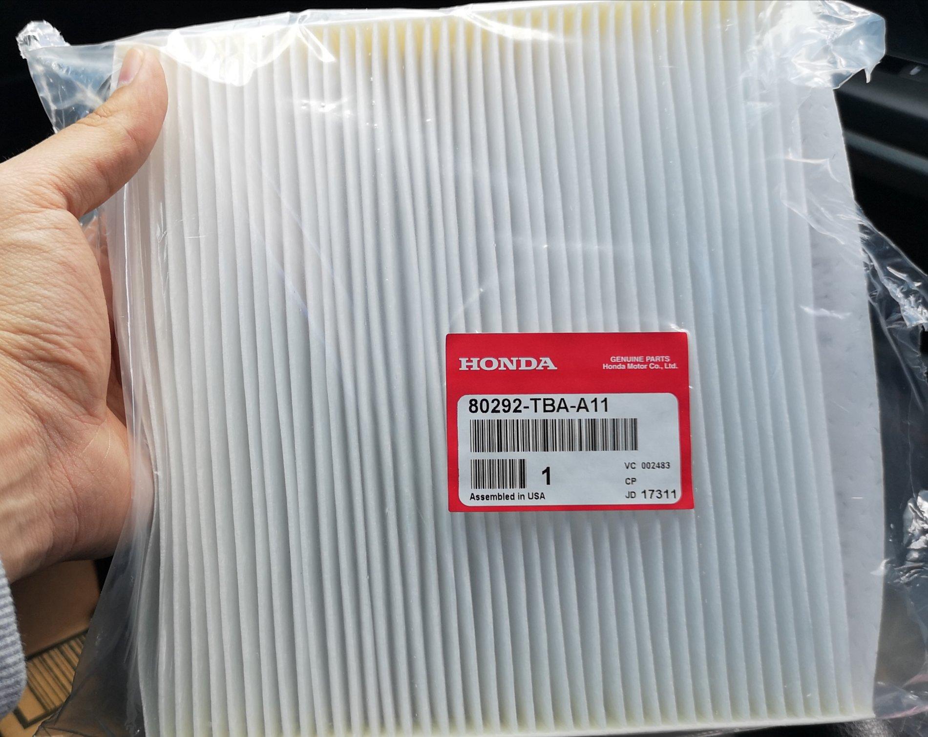 Honda 80292-TBA-A11 Carbin Air Filter