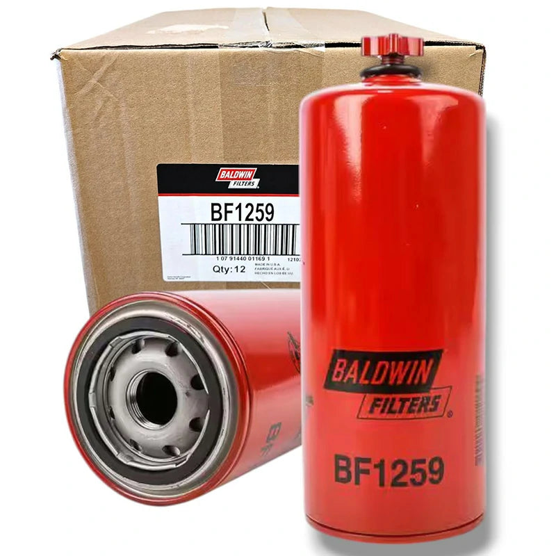 Baldwin BF1259 Spin-on Fuel Filter - 6 Pack Bundle