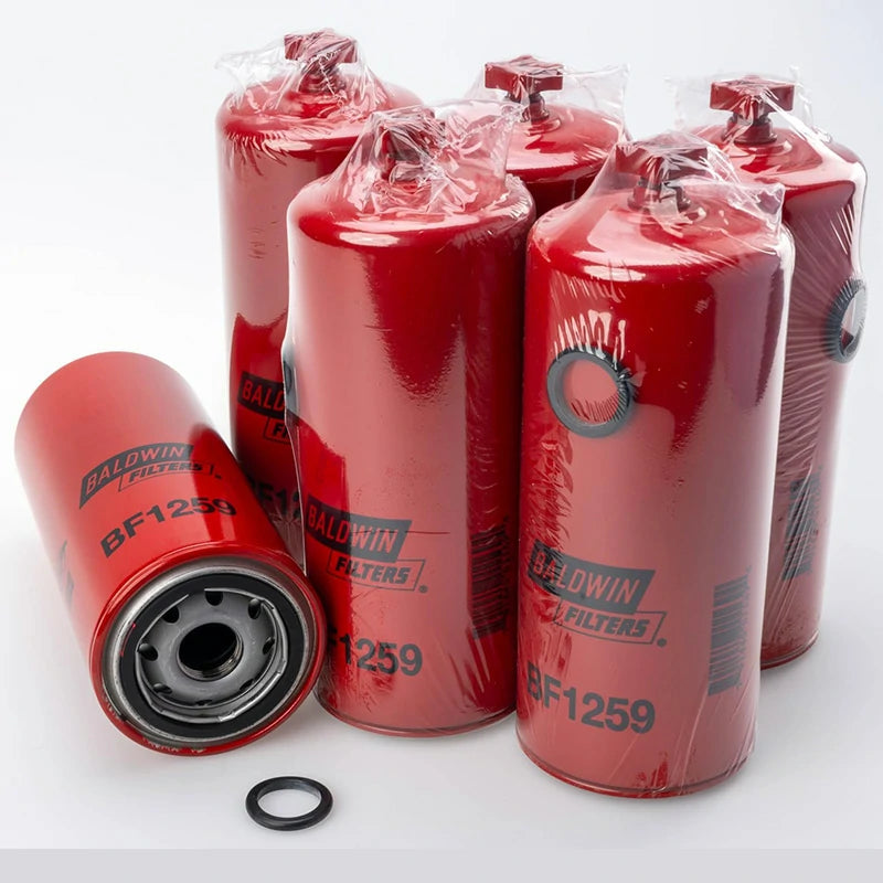 Baldwin BF1259 Spin-on Fuel Filter - 6 Pack Bundle