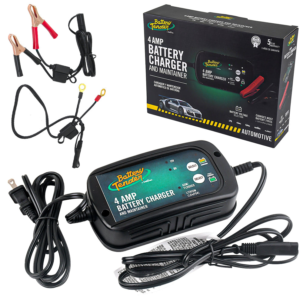 Battery Tender 4A Battery Charger for Car Motorcycle