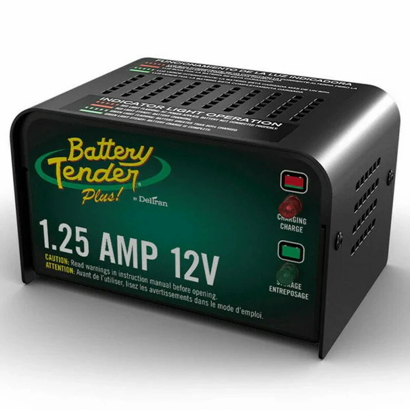 12V 1.25A Battery Tender Plus Smart Battery Charger for Motorcycle & ATV