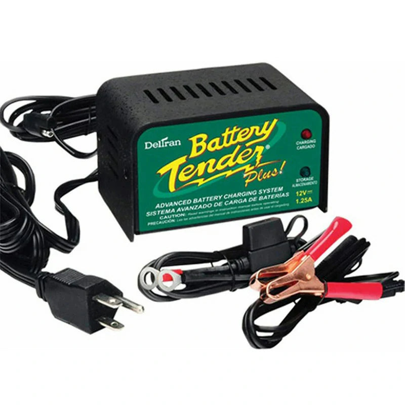 12V 1.25A Battery Tender Plus Smart Battery Charger for Motorcycle & ATV