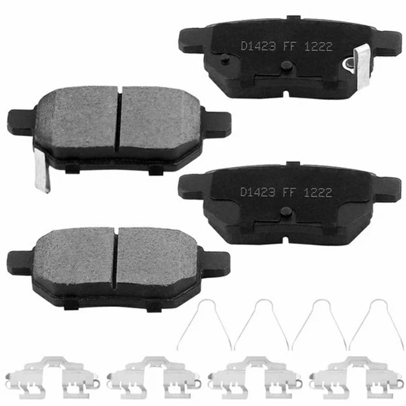 Rear Ceramic Brake Pads D1423 Kit for Toyota Corolla Matrix Prius Plug-In Yaris, Pontiac Vibe, Scion TC IM XB