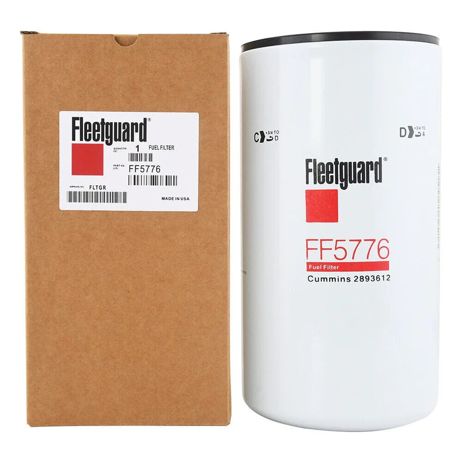 Fleetguard FF5776 2893612 Secondary Spin-On Fuel Filter - 6 KIT