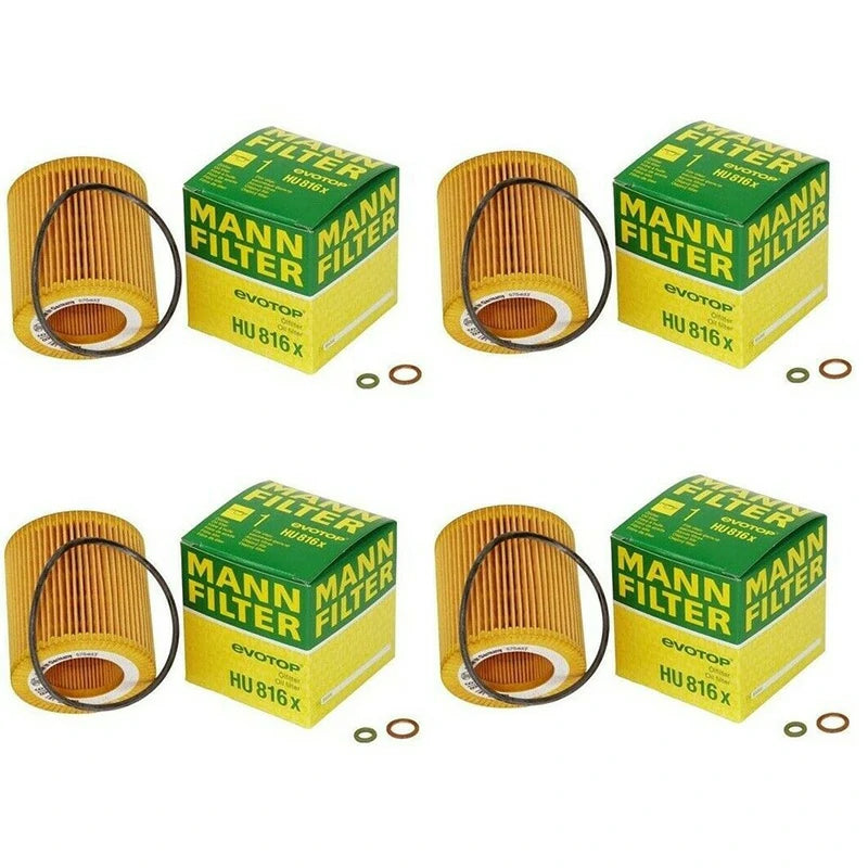 MANN Oil Filter HU816x BMW - 4 Pack