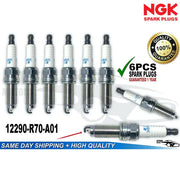 NGK ILZKR7B11 Laser Iridium Spark Plug 12290-R70-A01 for Honda Acura - 6PCS
