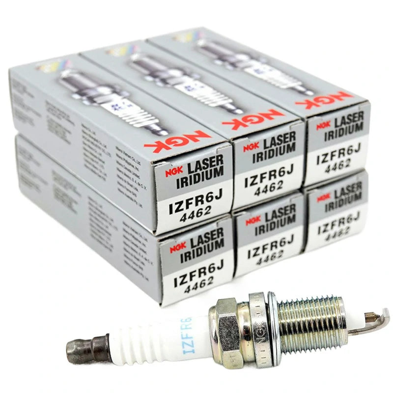 NGK Laser Iridium Spark Plug IZFR6J 4462 - 6 Set