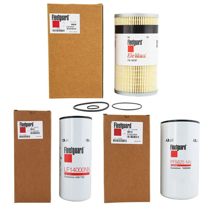 Fleetguard Oil Change Kit MK13855 LF14000NN FF5776 FS19727 for Cummins