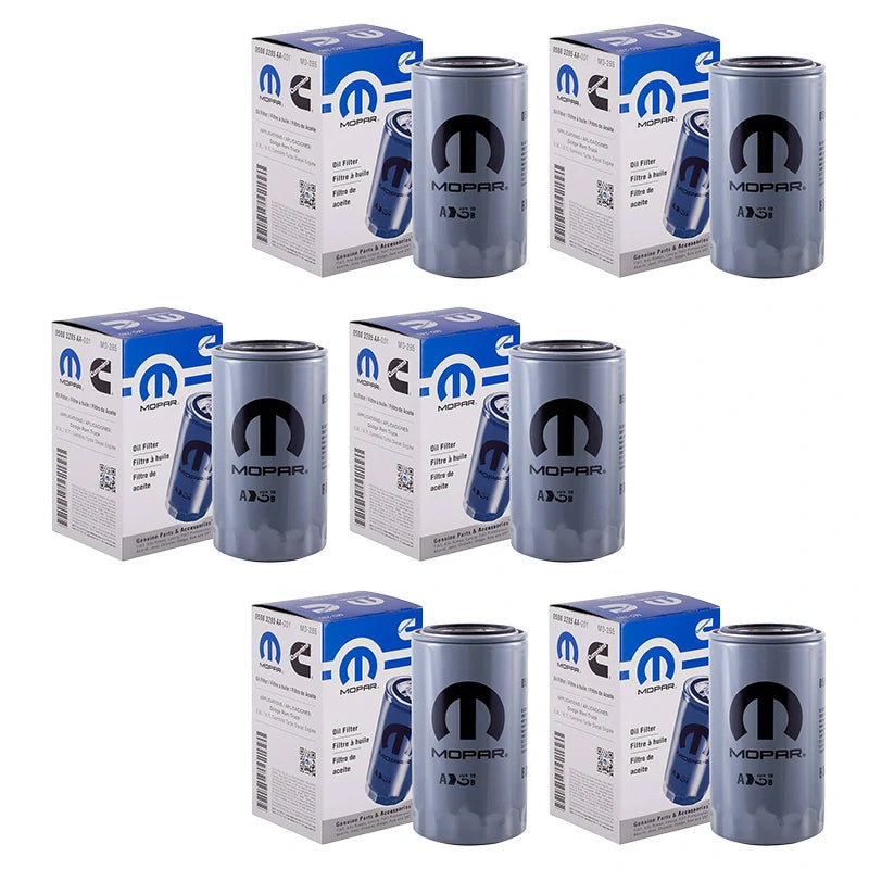 Mopar Oil Filter 5083285AA Dodge Ram 1998-2024 - 6 pcs