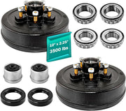 3500 Lbs Axle Trailer Brake Hub Drum Kit 10" X 2-1/4" 5 on 4.5" - 22001K 008-247-05, 84546