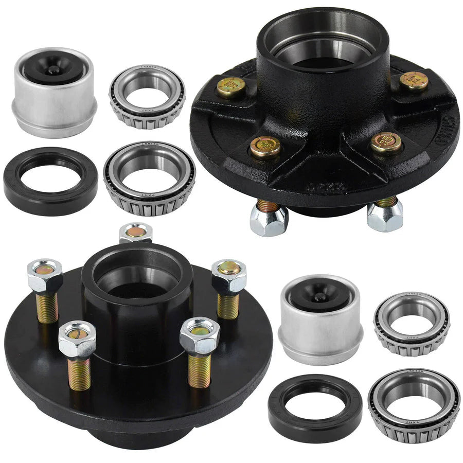 3500 lbs Trailer Idler Hub Assembly Kit - 5x4.5 Bolt Pattern 5 Lug Trailer Hub Kit