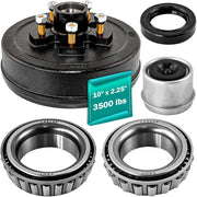 Heavy Duty 3500 lbs Trailer Brake Drum & Hub Kit 5 on 5" BC 5 Bolt
