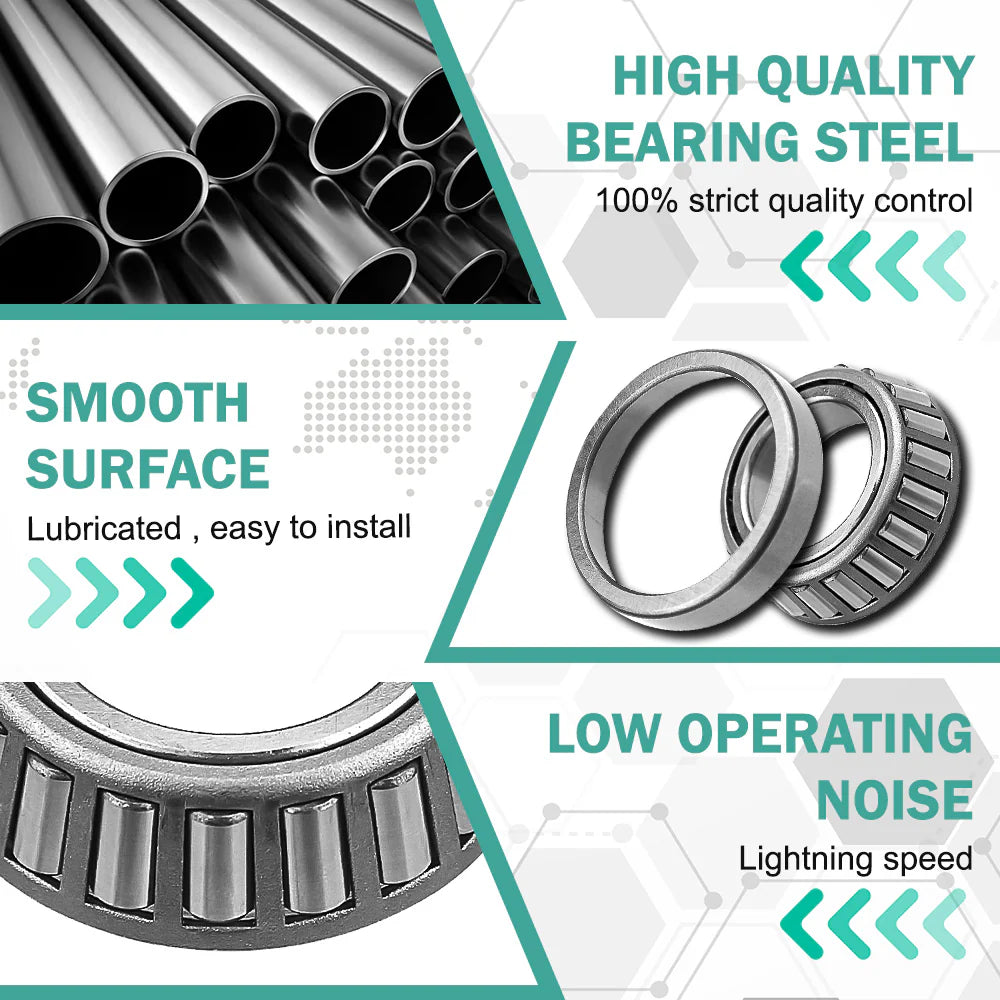 7000lbs Axle Electric Trailer Brake Kit - 12" with 8-6.5" Hub Drum