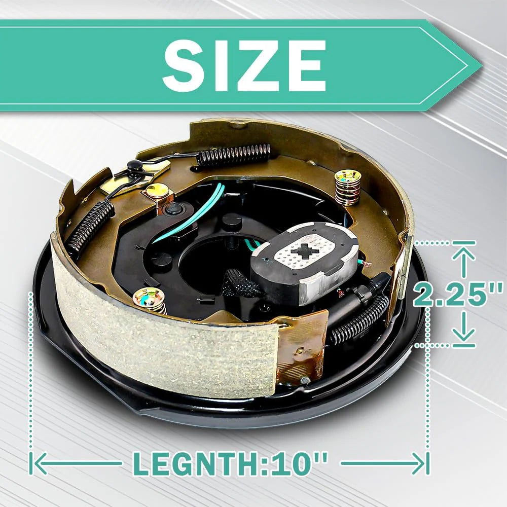 10" X 2 - 1/4" Electric Brake Assembly - 3500 lbs Right Hand