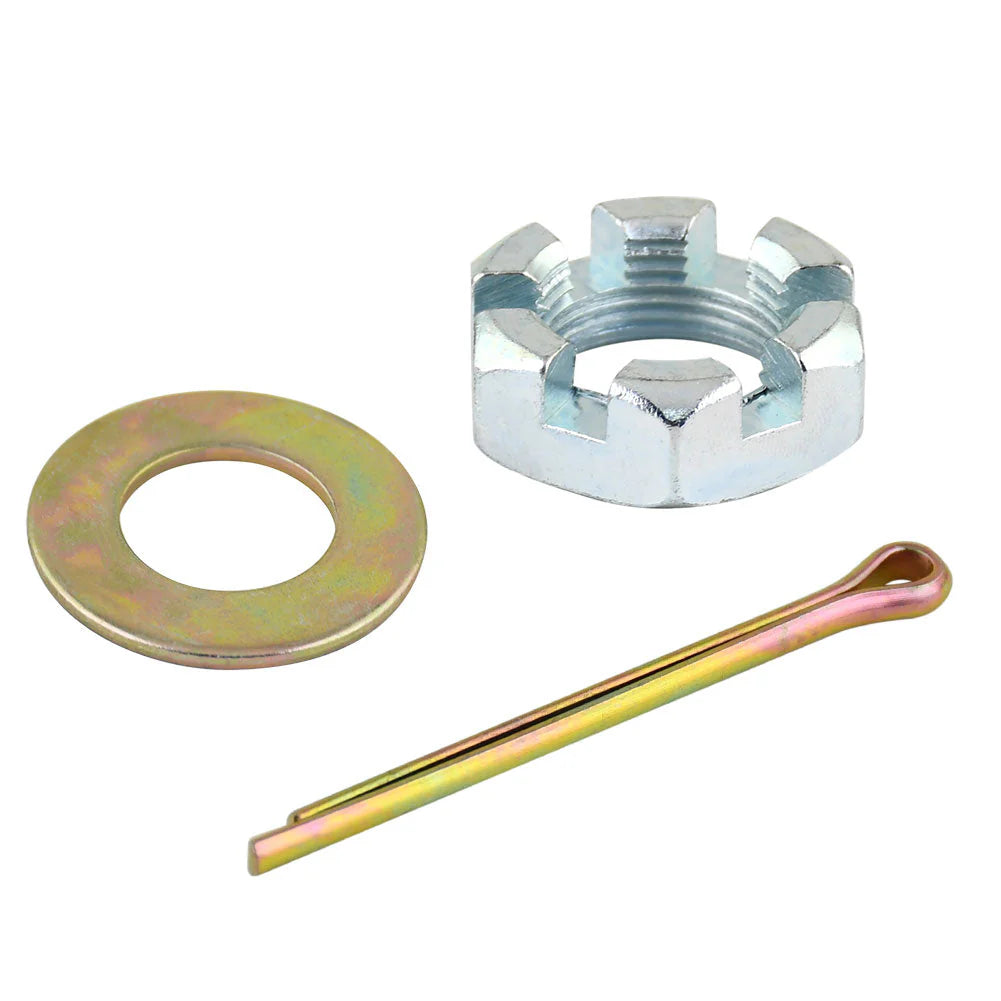 2,000 lbs Capacity Round BT8 Trailer Spindle - 1.5" Shank, 2pcs