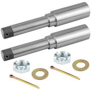 2,000 lbs Capacity Round BT8 Trailer Spindle - 1.5" Shank, 2pcs