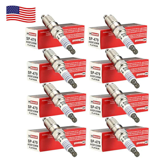 Motorcraft SP479 Spark Plugs AGSF22WM for Ford Lincoln - 8pcs