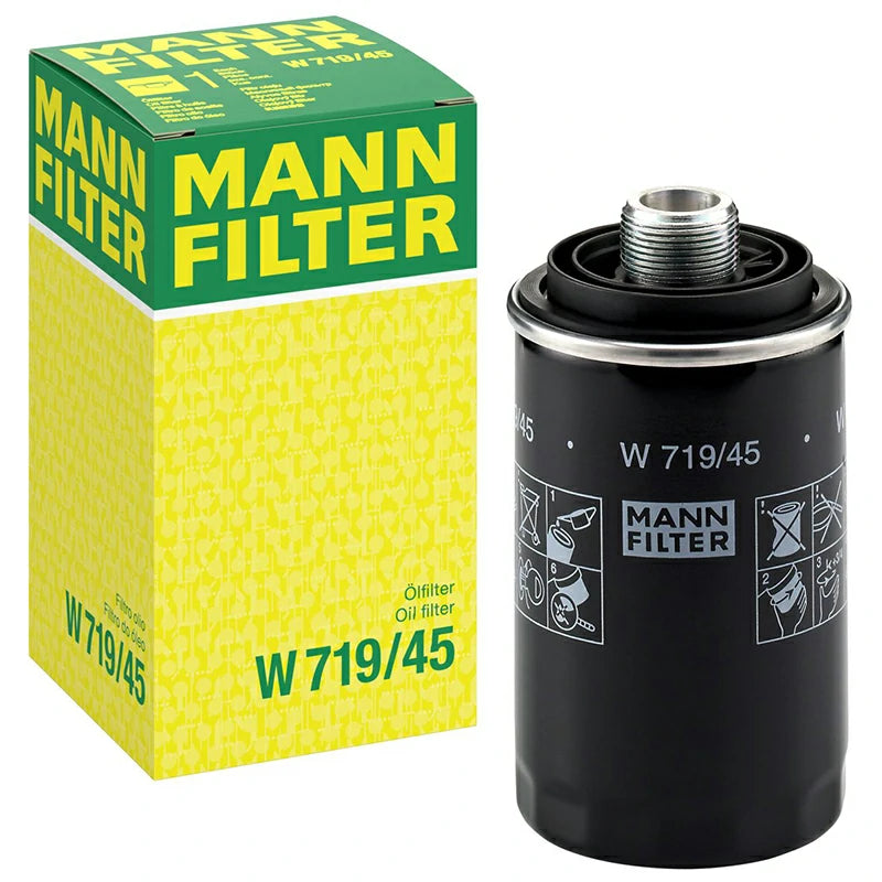 MANN Oil Filter W719/45 AUDI/VW 2.0L Turbo Engine 2008-2017