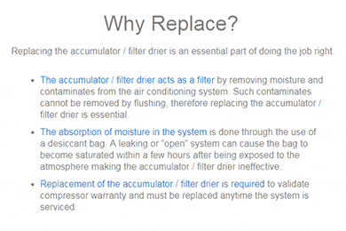 Four Seasons Receiver Drier