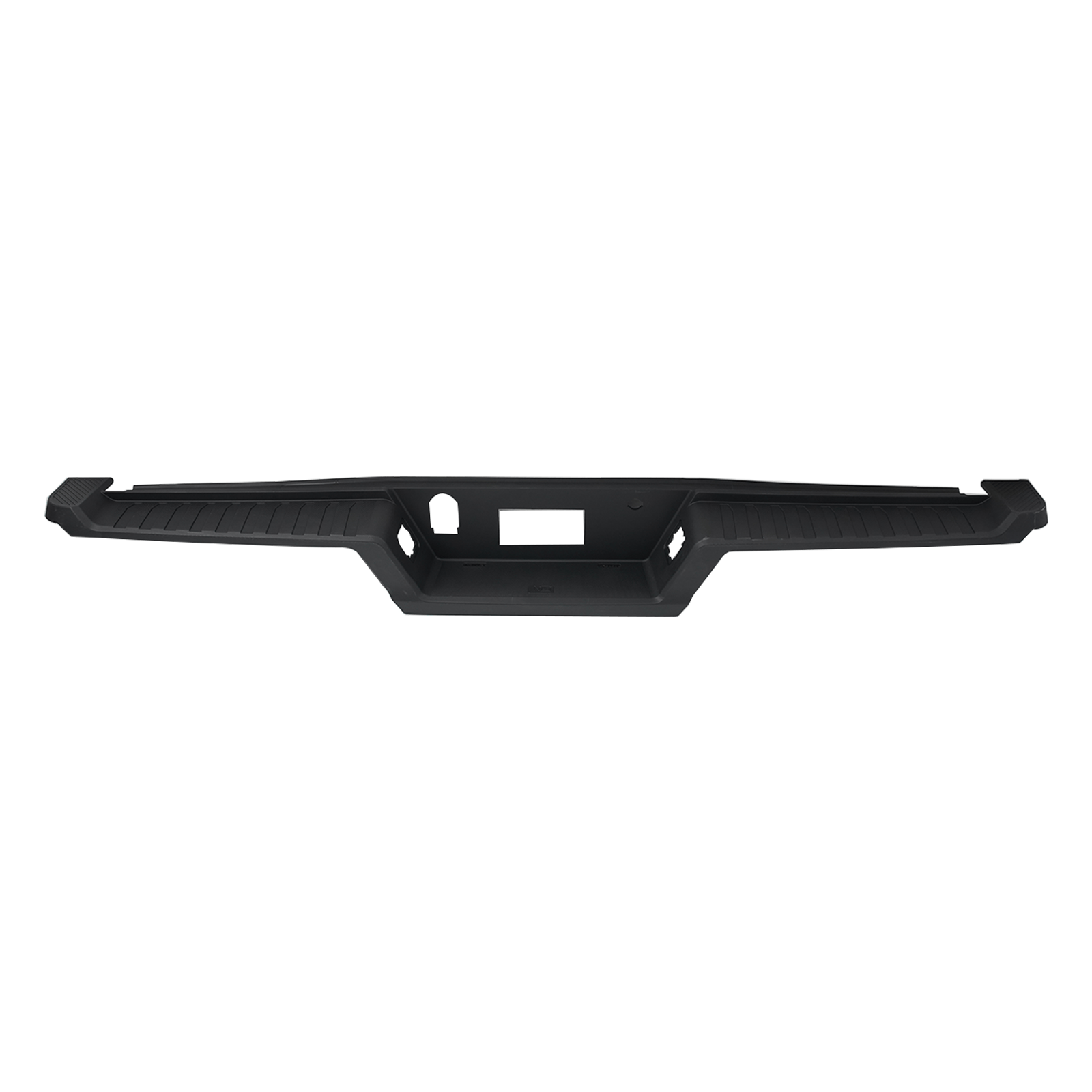 Black Rear Bumper Step Pad Fit For Ford F-150 2021-2023 w/Tow W/o Park Hole