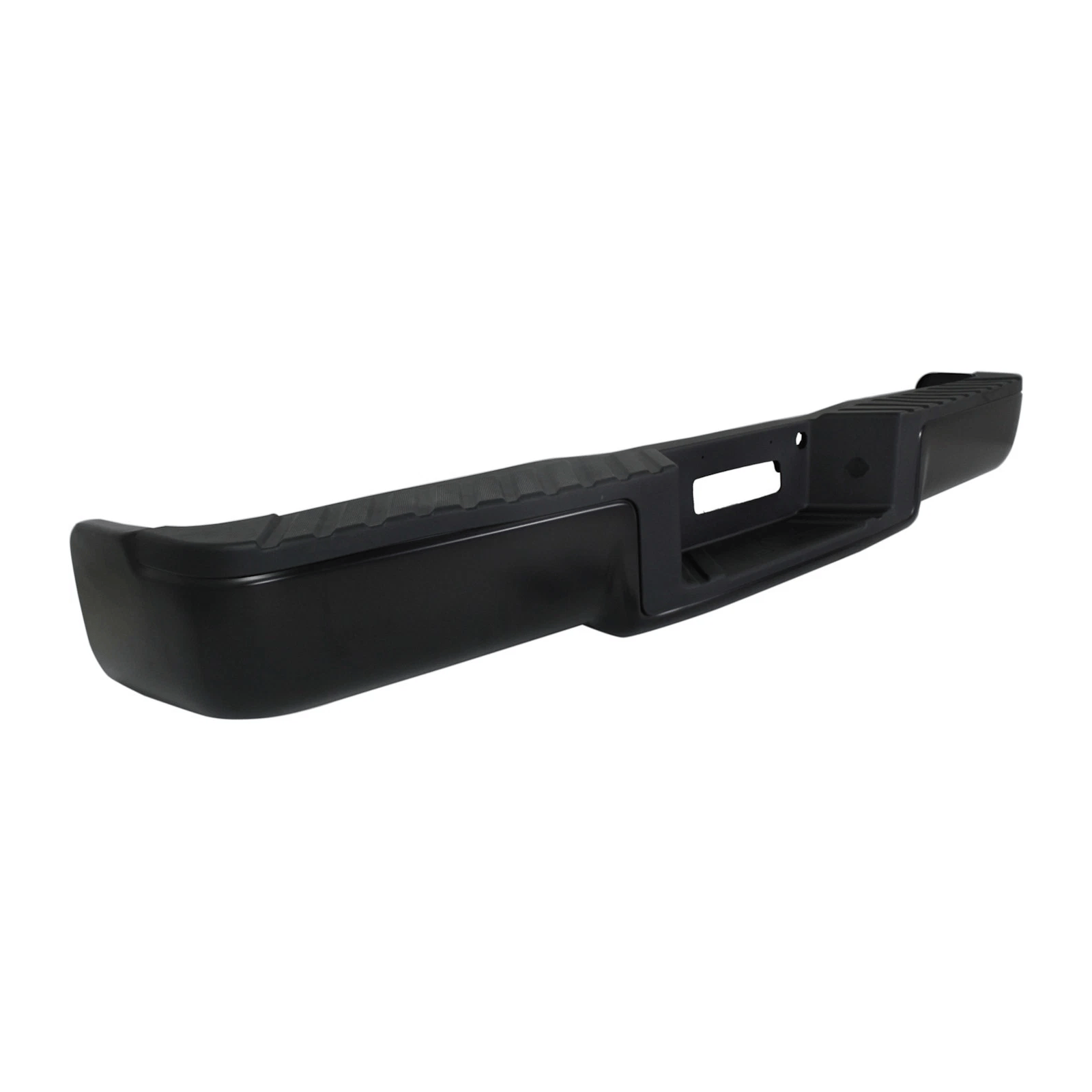 Black Rear Setp Bumper w/ Light fit for Ford F150 2004-2006 w/o Sensor Hole