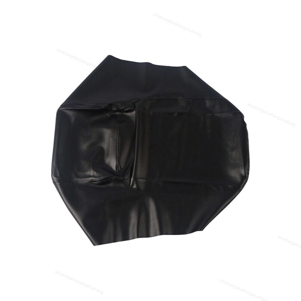 Black Replacement Syn Leather Seat Cover Fit for YAMAHA VK 540 1993-2015