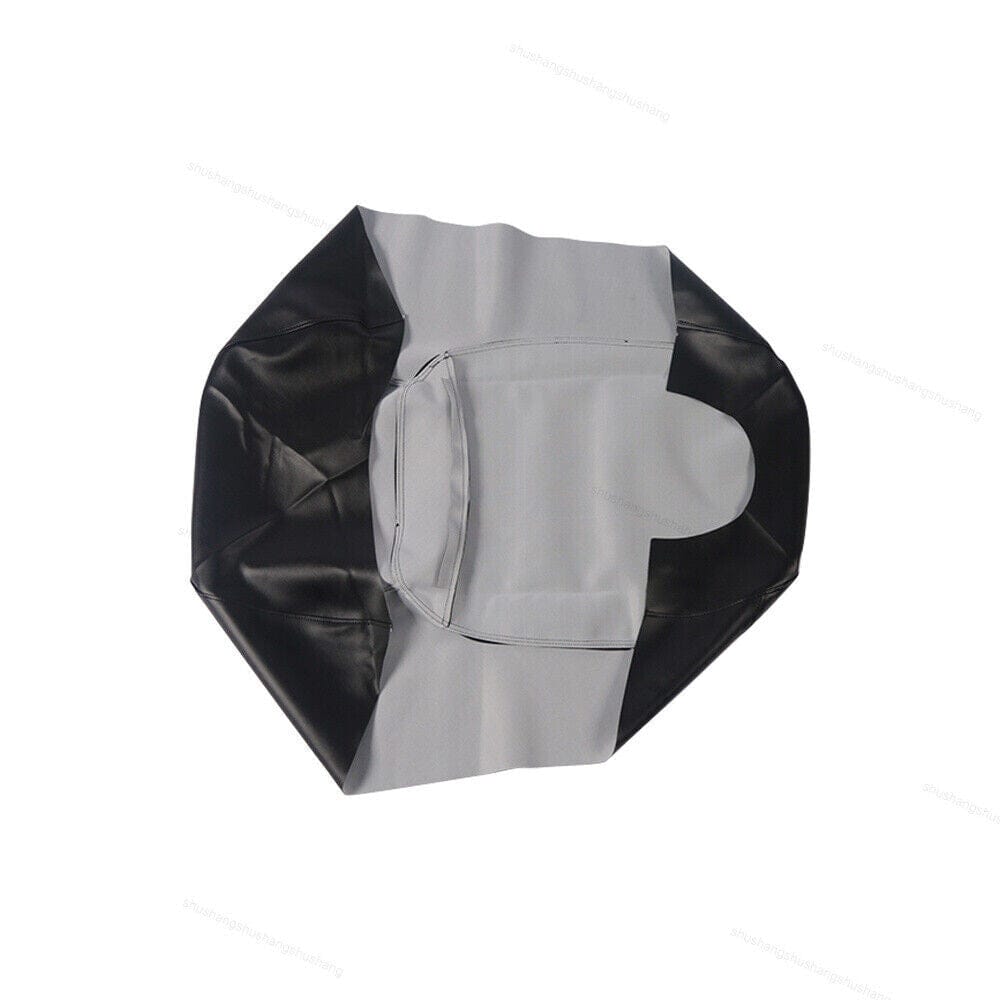 Black Replacement Syn Leather Seat Cover Fit for YAMAHA VK 540 1993-2015