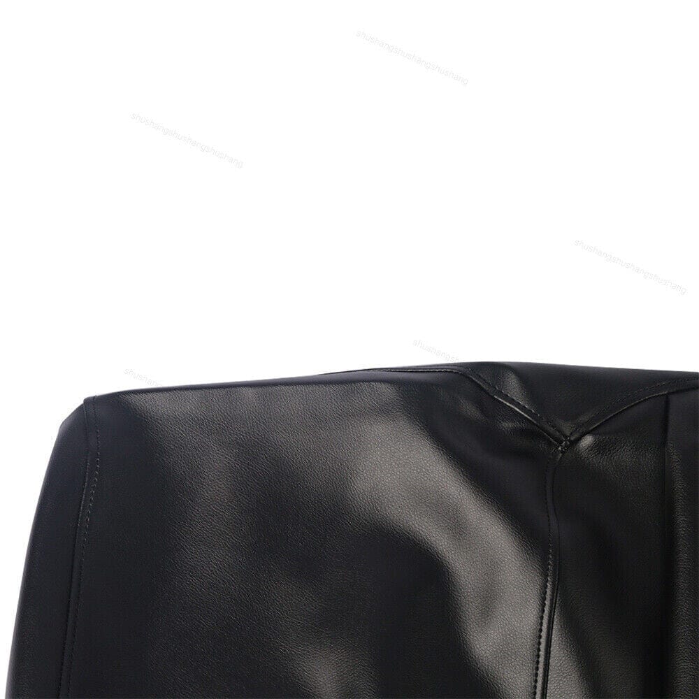 Black Replacement Syn Leather Seat Cover Fit for YAMAHA VK 540 1993-2015