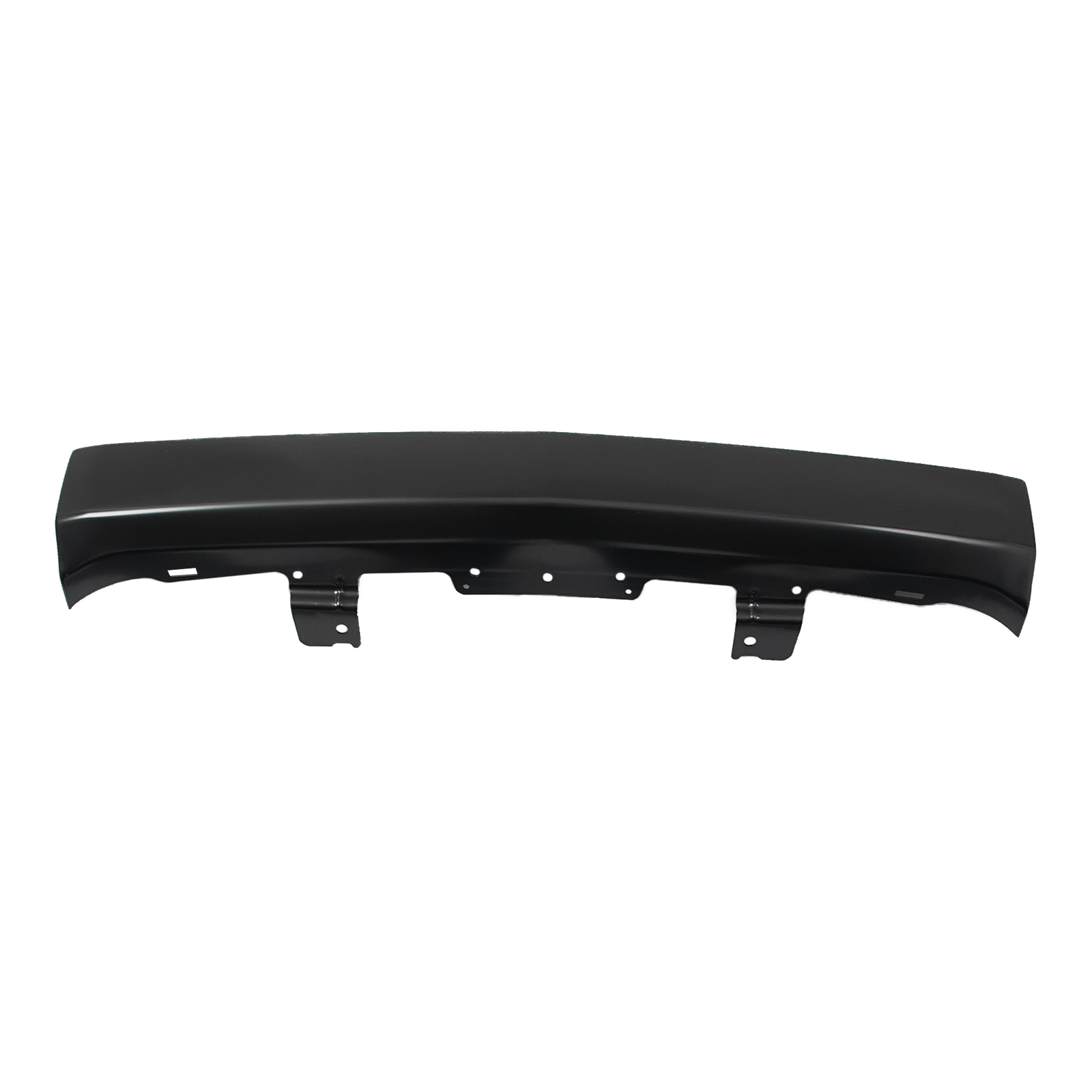 Black Steel Front Bumper Face Bar Fit For Chevy Silverado 1500 16-19 w/Fog Holes
