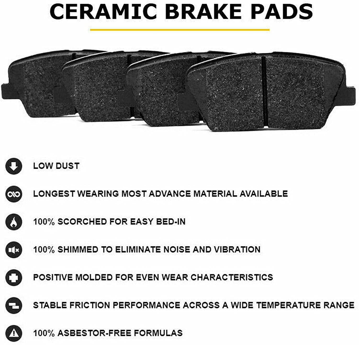 Chevrolet Equinox Brake pads 2007-2011 rear