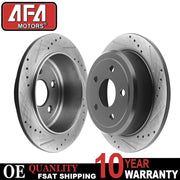 Jeep Grand Cherokee Commander Brake Rotors 2005 - 2010 Rear