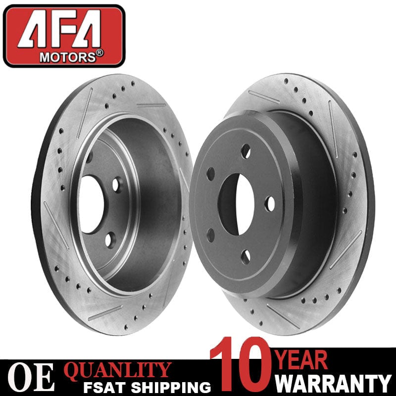 Jeep Grand Cherokee Commander Brake Rotors 2005 - 2010 Rear