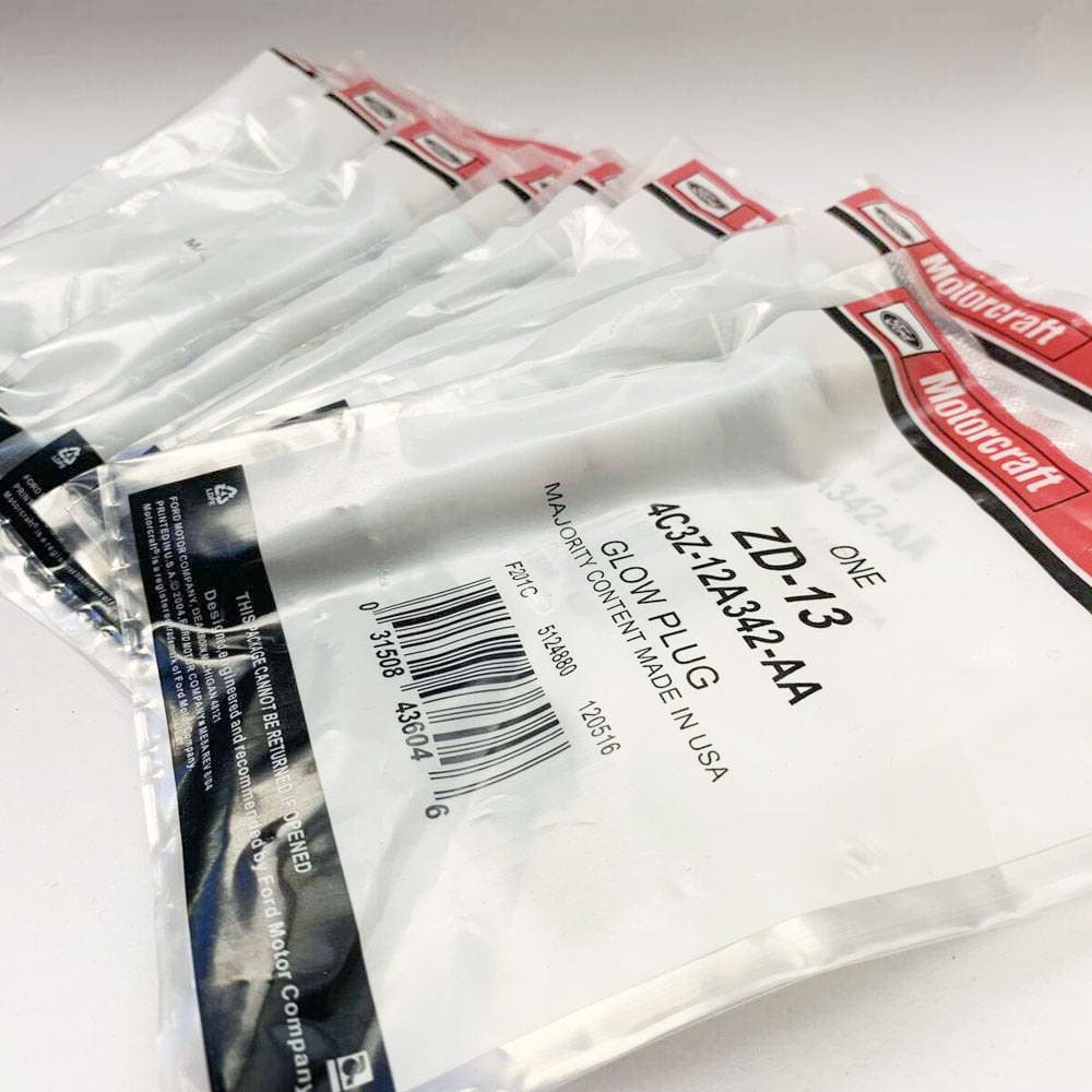 MotorCraft ZD-13 / ZD13-A2 Glow Plugs 4C3Z-12A342-AA