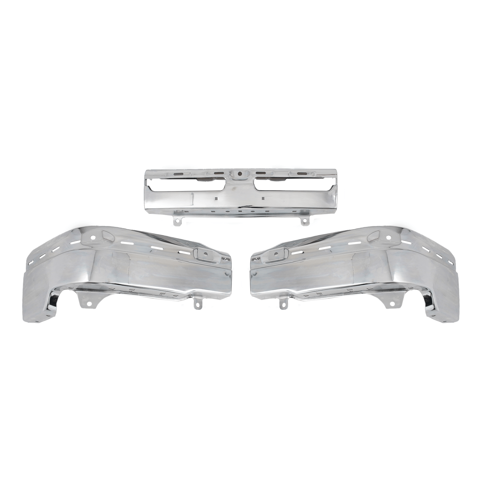 Chrome Front Bumper Face Bar fit for Chevy Silverado 1500 2500 Avalanche 1500