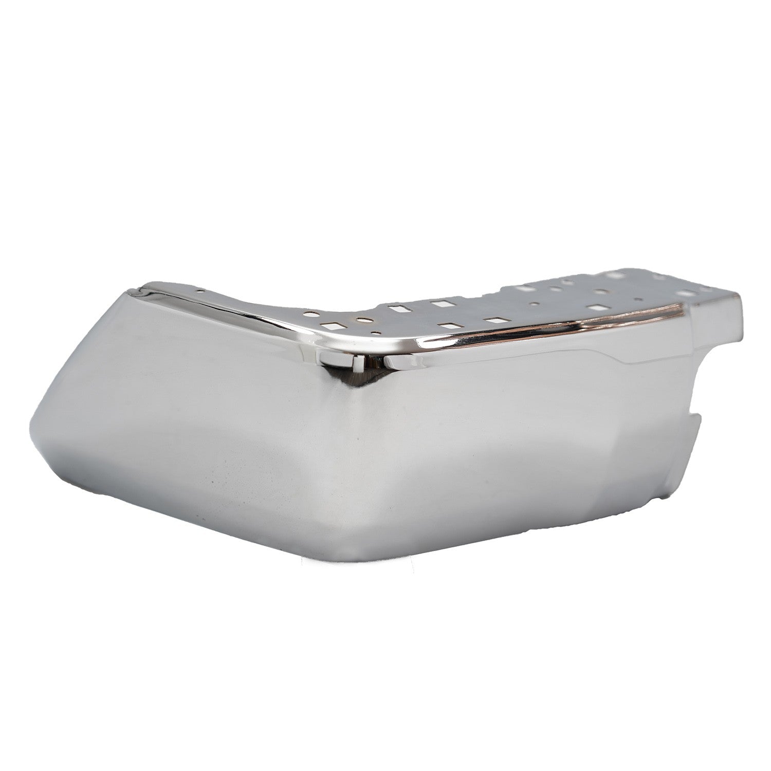Chrome Left Rear Bumper End Cap w/o Park Sensor Hole Fit For Toyota Tundra 14-21