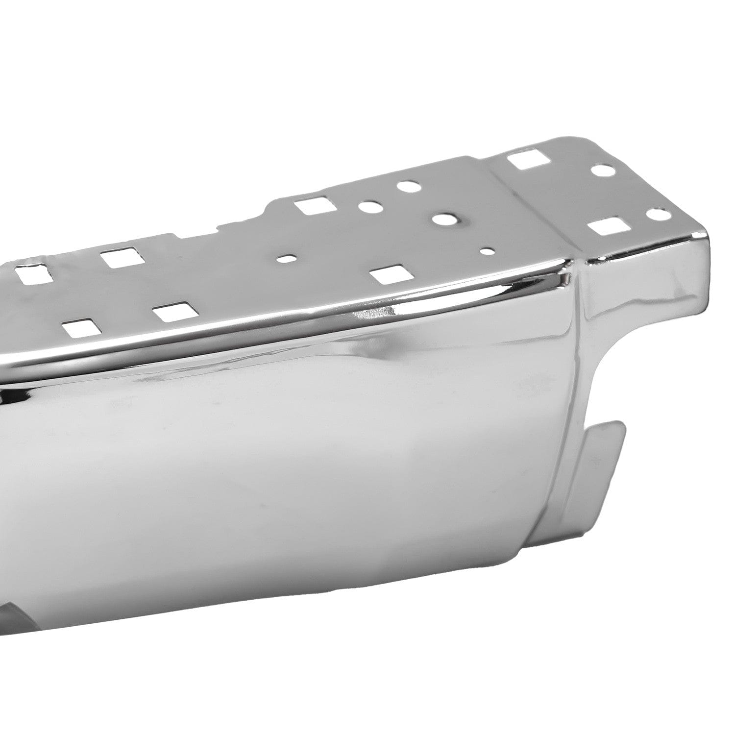 Chrome Left Rear Bumper End Cap w/o Park Sensor Hole Fit For Toyota Tundra 14-21