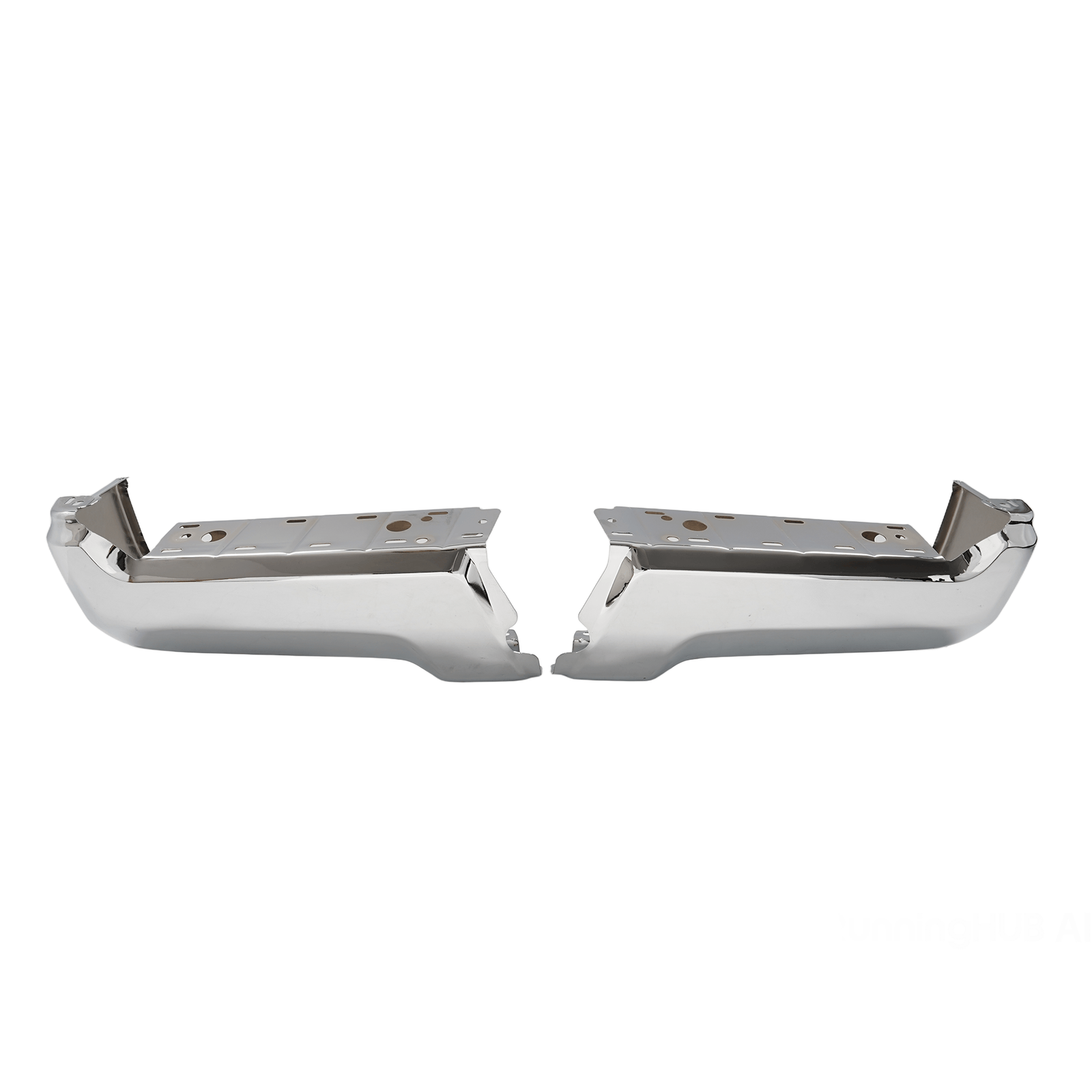 Chrome Rear Bumper Face Bar Fit For Ford F250 F350 2017-2022 W/O Sensor Holes