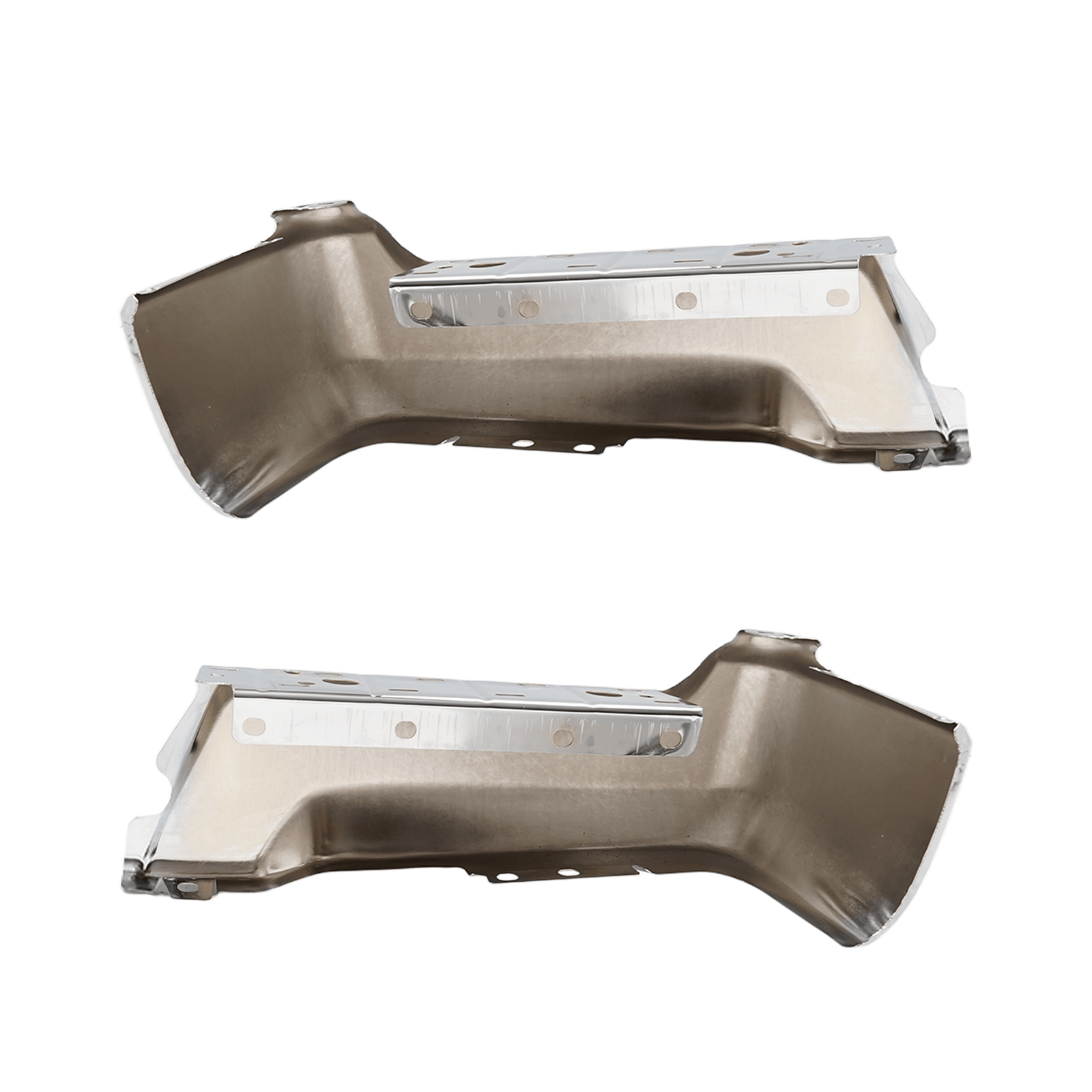 Chrome Rear Bumper Face Bar Fit For Ford F250 F350 2017-2022 W/O Sensor Holes