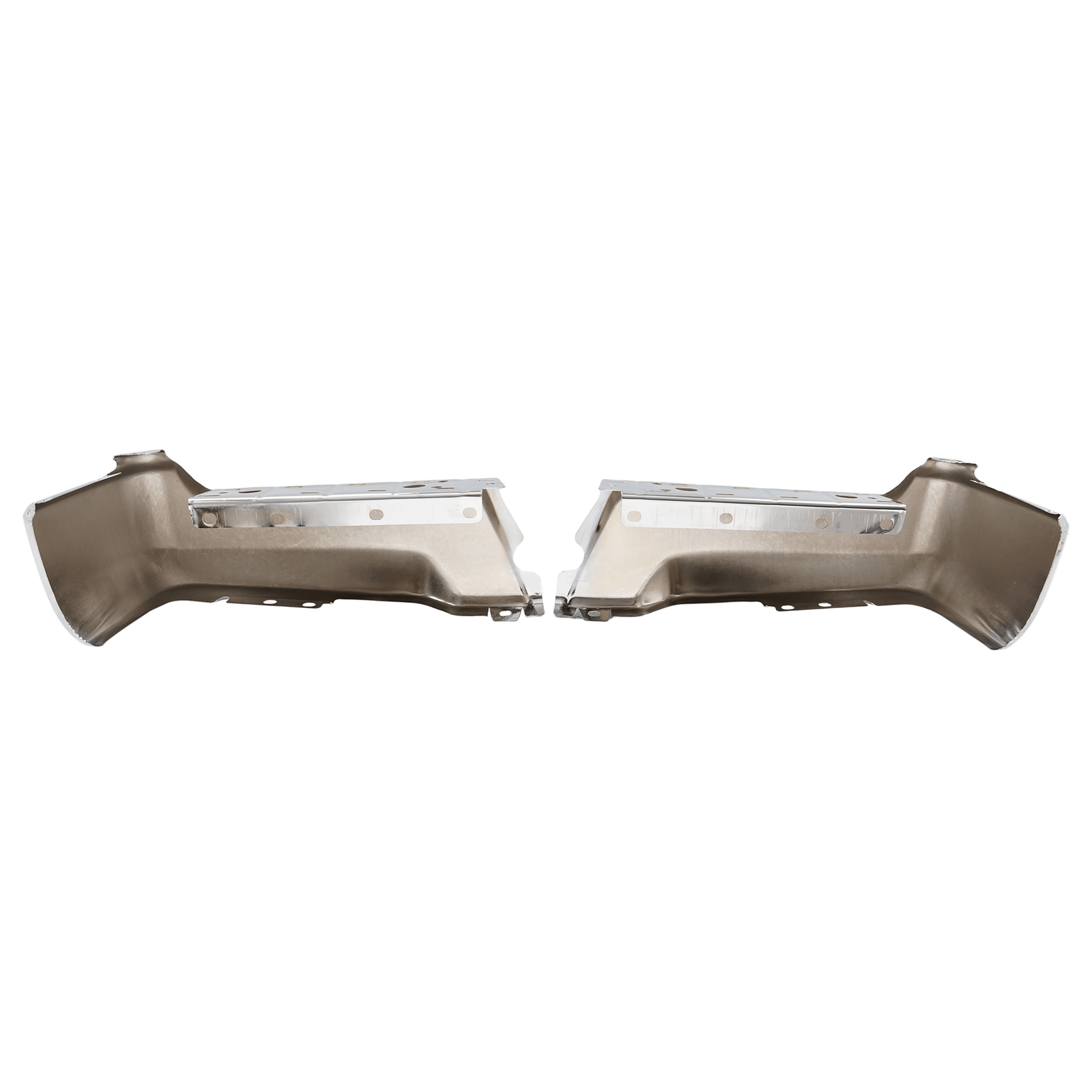Chrome Rear Bumper Face Bar Fit For Ford F250 F350 2017-2022 W/O Sensor Holes