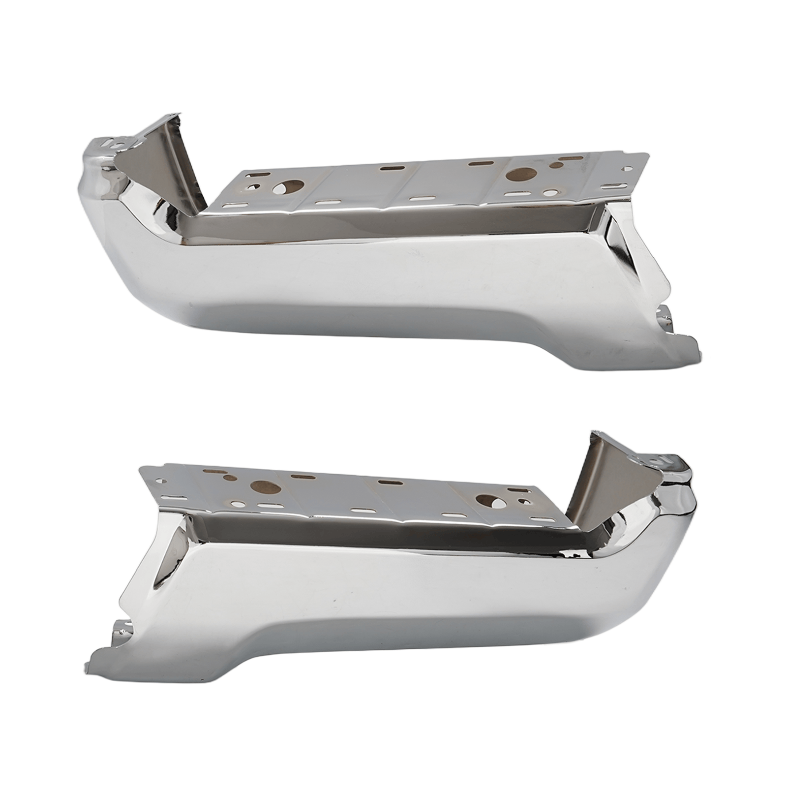 Chrome Rear Bumper Face Bar Fit For Ford F250 F350 2017-2022 W/O Sensor Holes